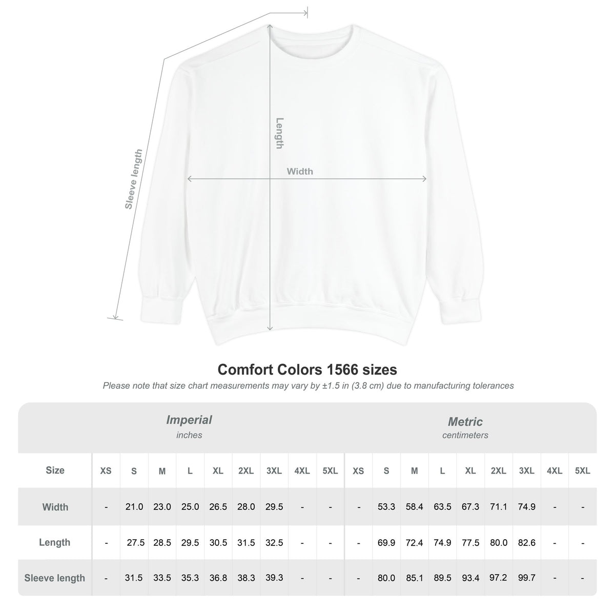 Sample Comfort Colors Unisex Garment-Dyed Sweatshirt