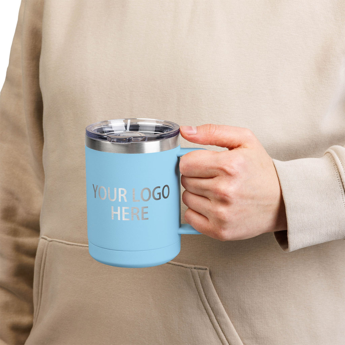 Custom Polar Camel Coffee Mug Tumbler, 15oz
