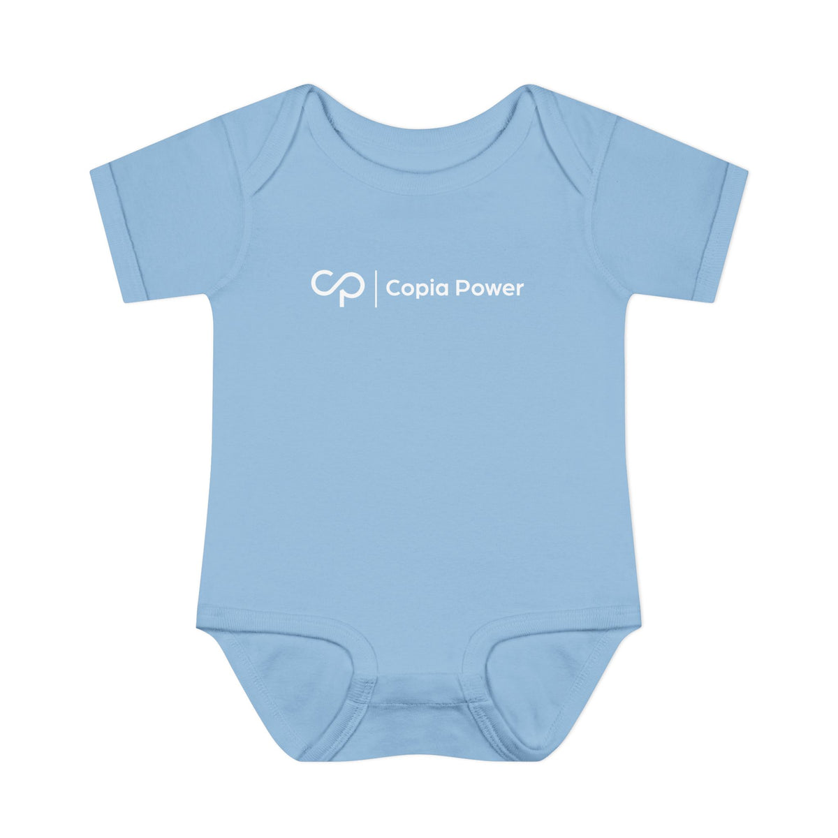 Copia Power Rabbit Skins Infant Short Sleeve Baby Rib Bodysuit