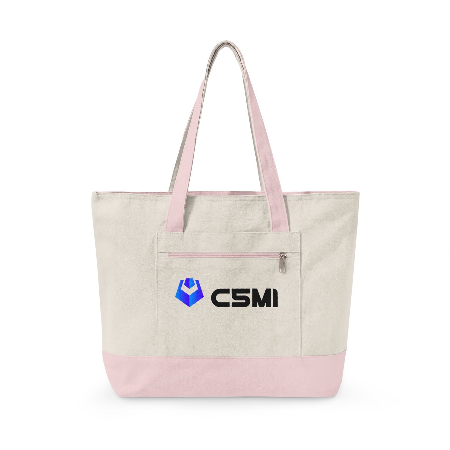 C5MI Zippered Canvas Tote Bag