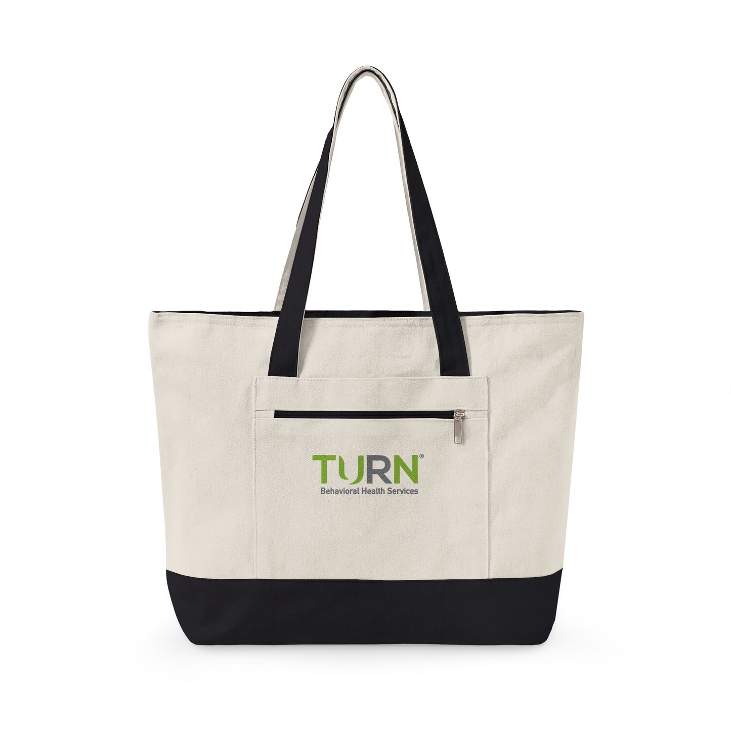 Behavioral Health Services Zippered Canvas Tote Bag