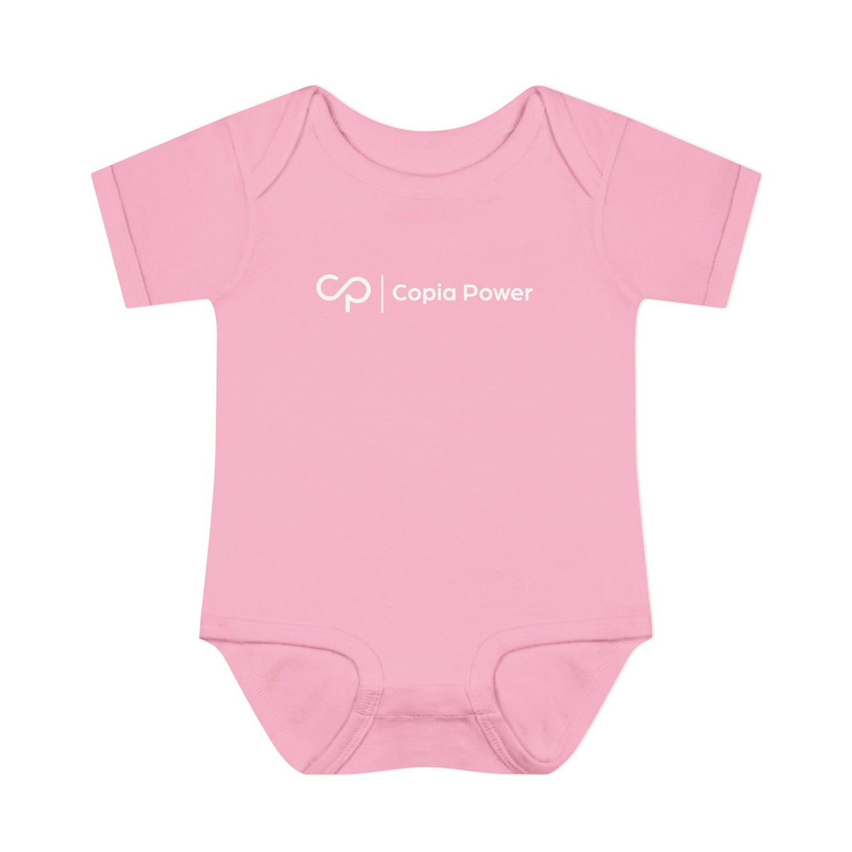 Copia Power Rabbit Skins Infant Short Sleeve Baby Rib Bodysuit