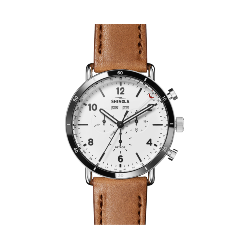 Shinola The Canfield Sport Leather Strap Watch, 45mm, Bourbon - 20141501.png