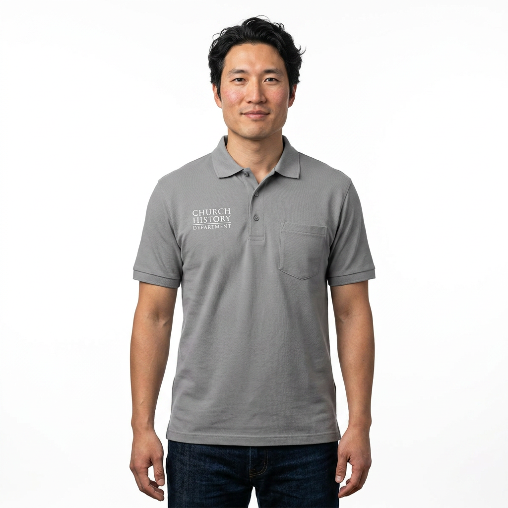 Church History Department Port Authority Silk Touch Polo with Pocket