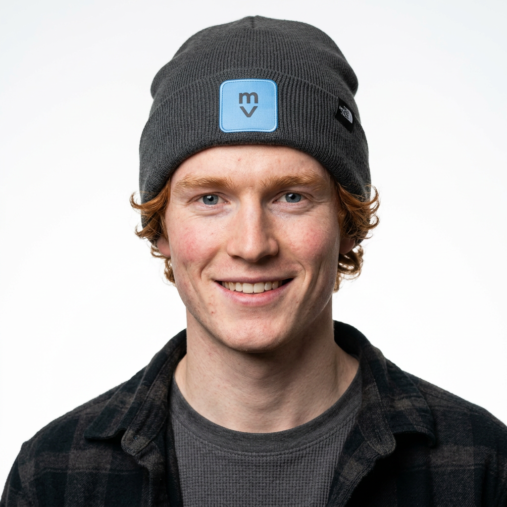 Sample North Face Circular Rib Beanie