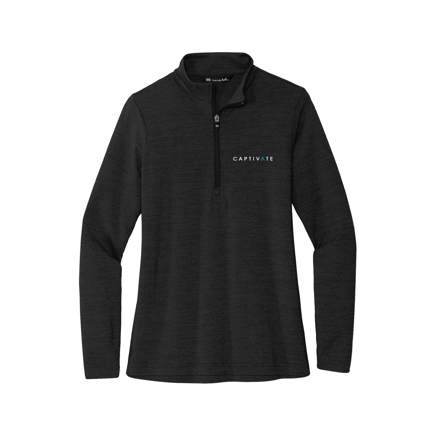 Captivate TravisMathew Women's Embroidered Crestview Quarter-Zip