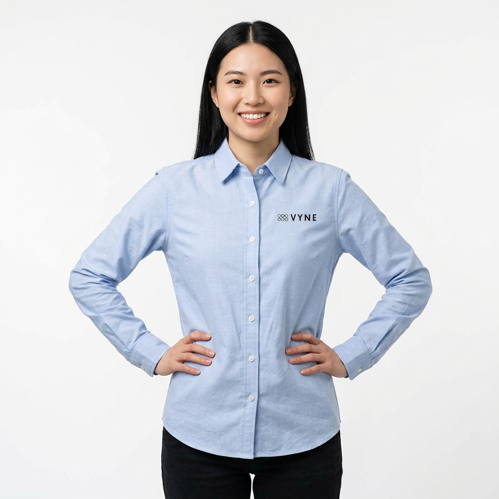 Vyne Brooks Brothers Women's Casual Oxford Cloth Shirt