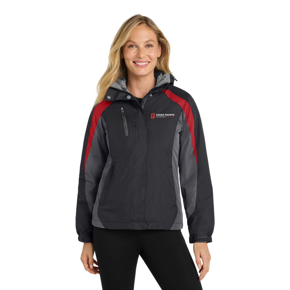 Azusa Pacific University Port Authority Women's Colorblock 3-in-1 Jacket