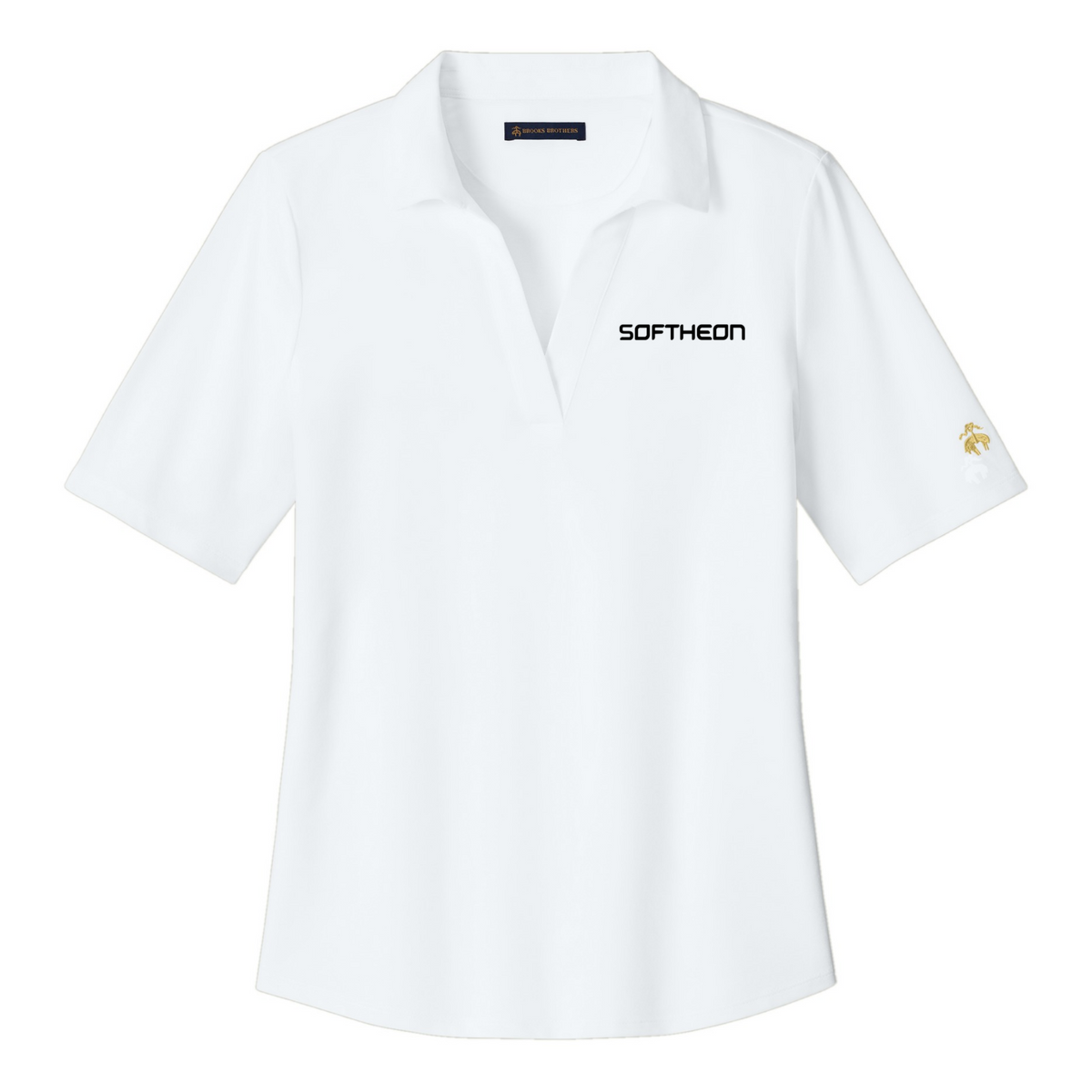 Softheon Women’s Brooks Brothers Pinpoint Pique Dress Polo
