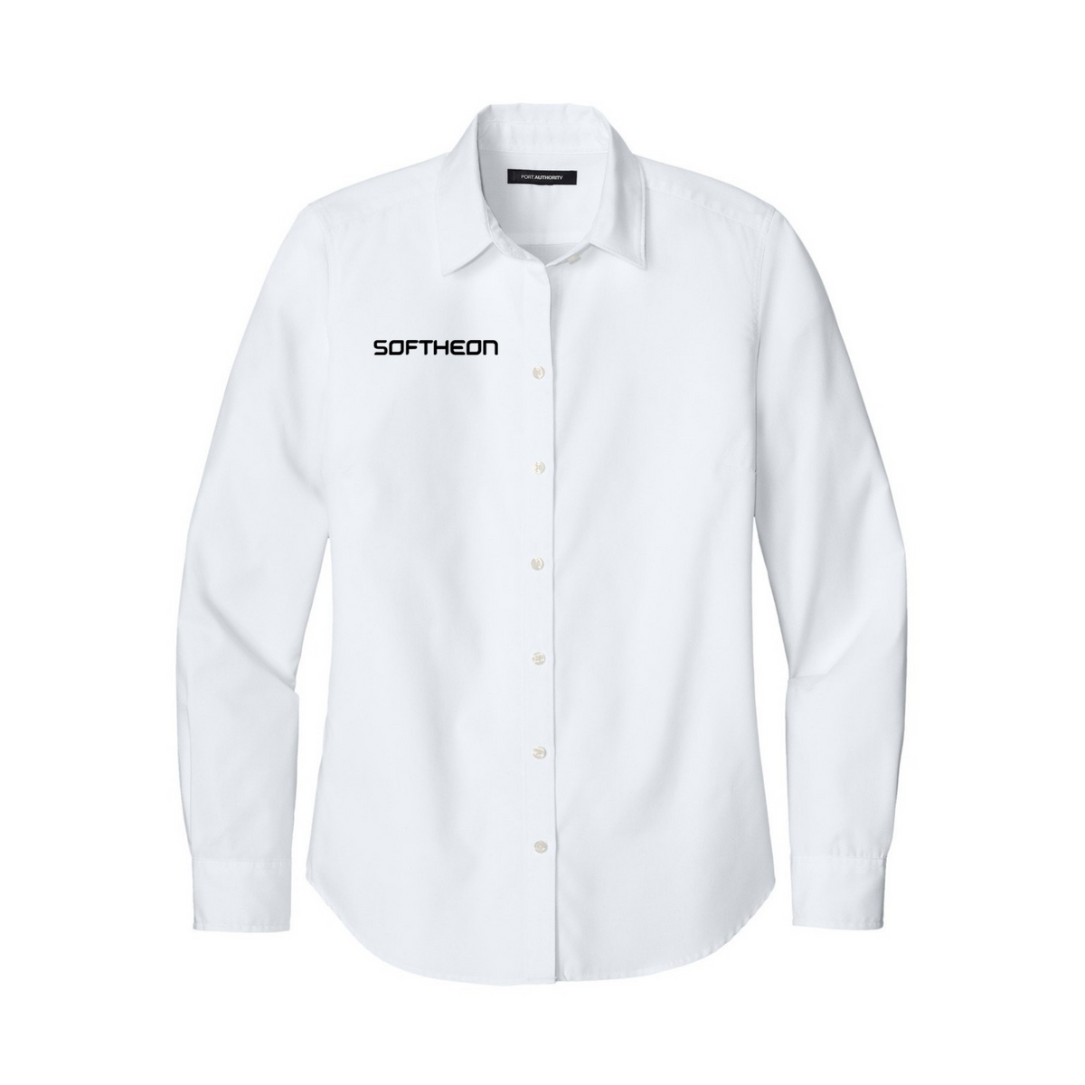 Softheon Women's Long Sleeve Nailhead Dress Shirt