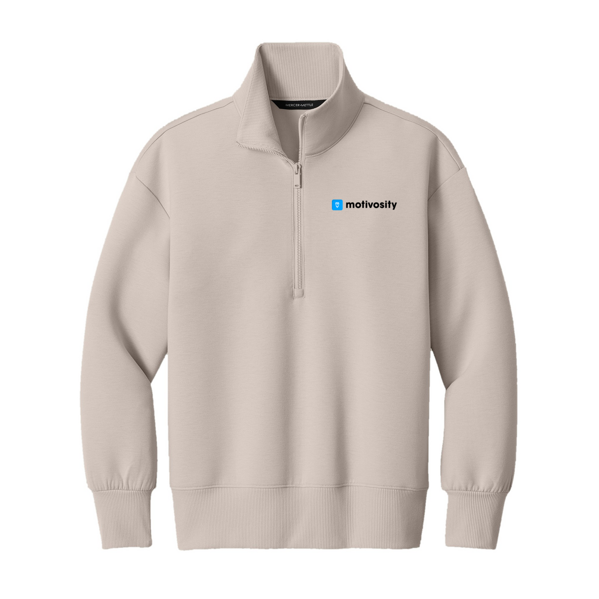 Sample Mercer+Mettle Women’s Soft Spacer Quarter-Zip