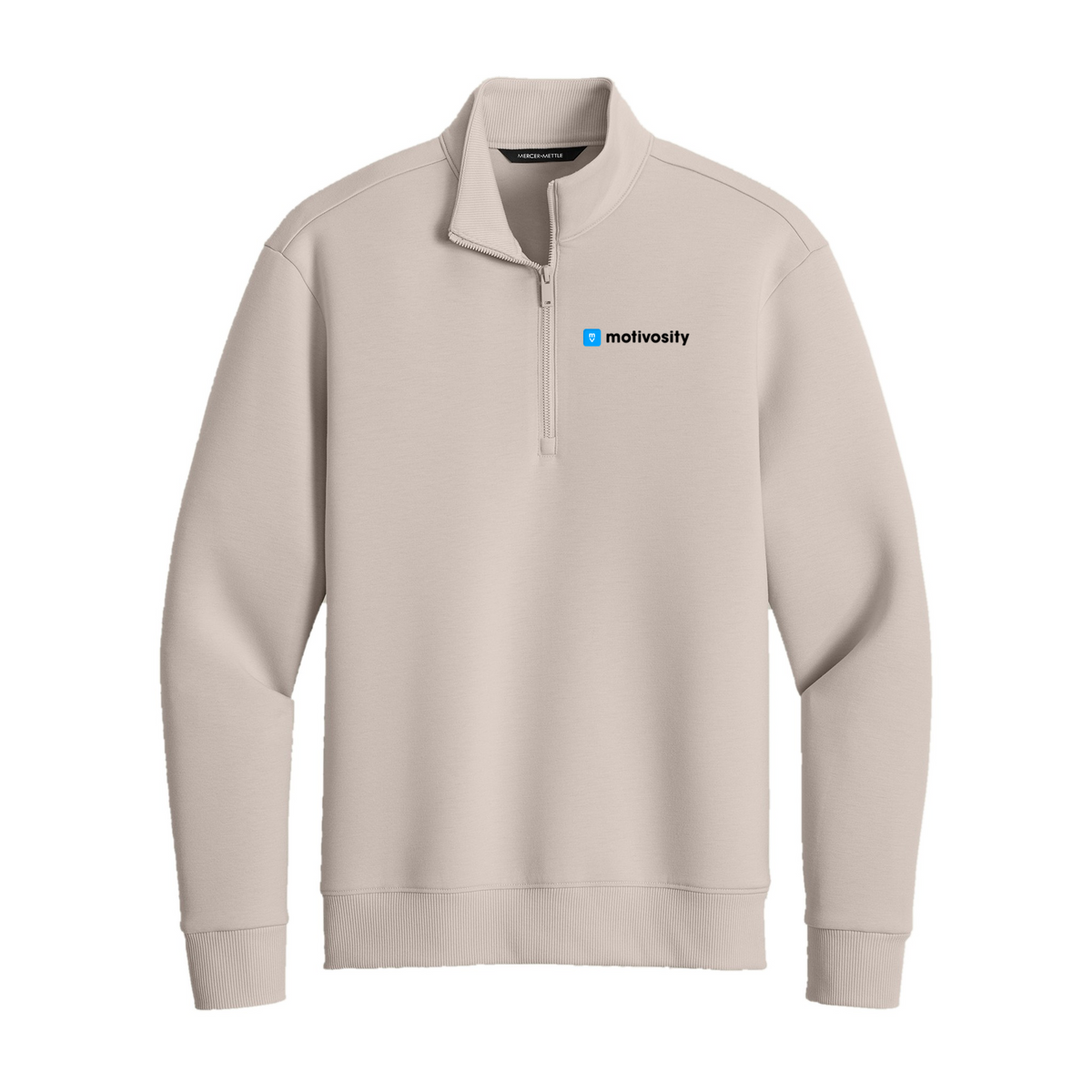 Sample Mercer+Mettle Men's Soft Spacer Quarter-Zip