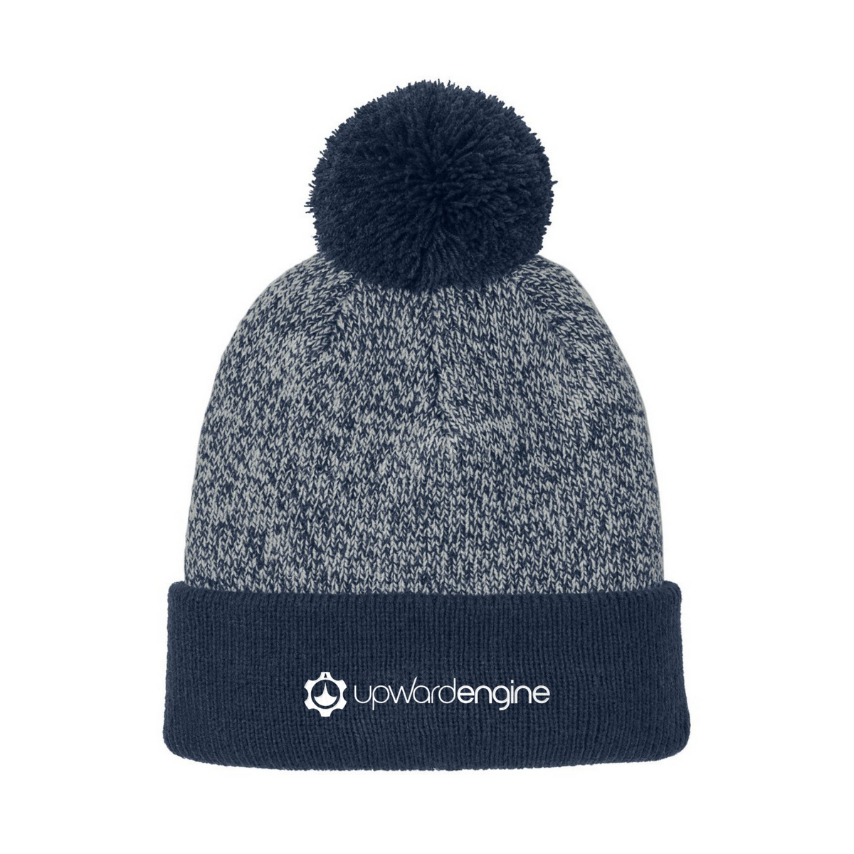 Upward Engine Christmas Halftime Heather Pom Beanie
