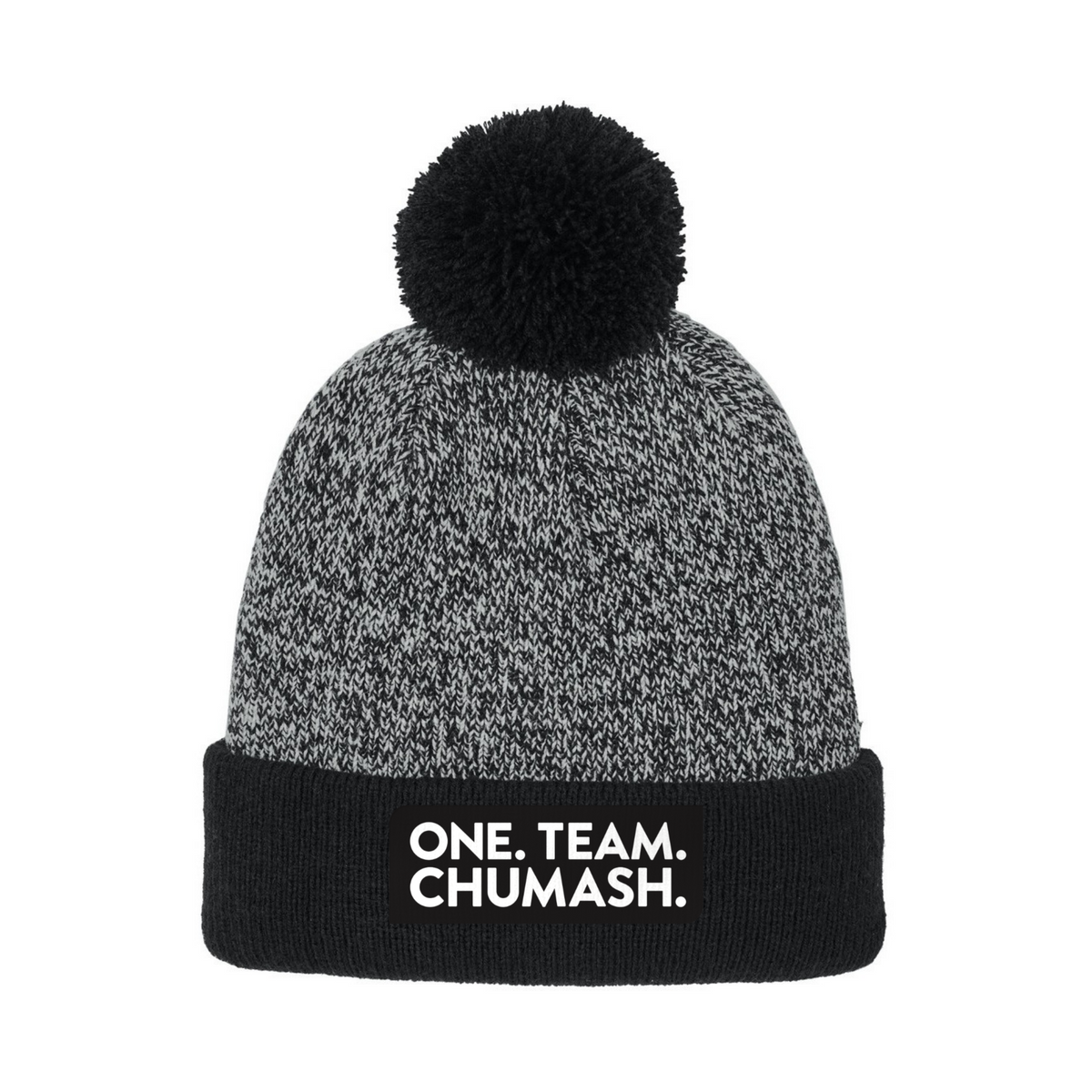 Chumash Christmas Halftime Heather Pom Beanie