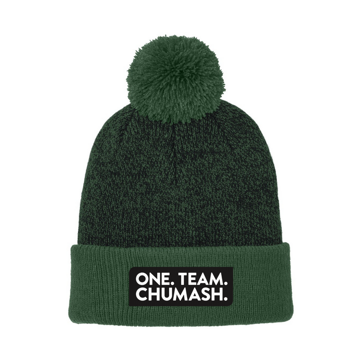 Chumash Christmas Halftime Heather Pom Beanie