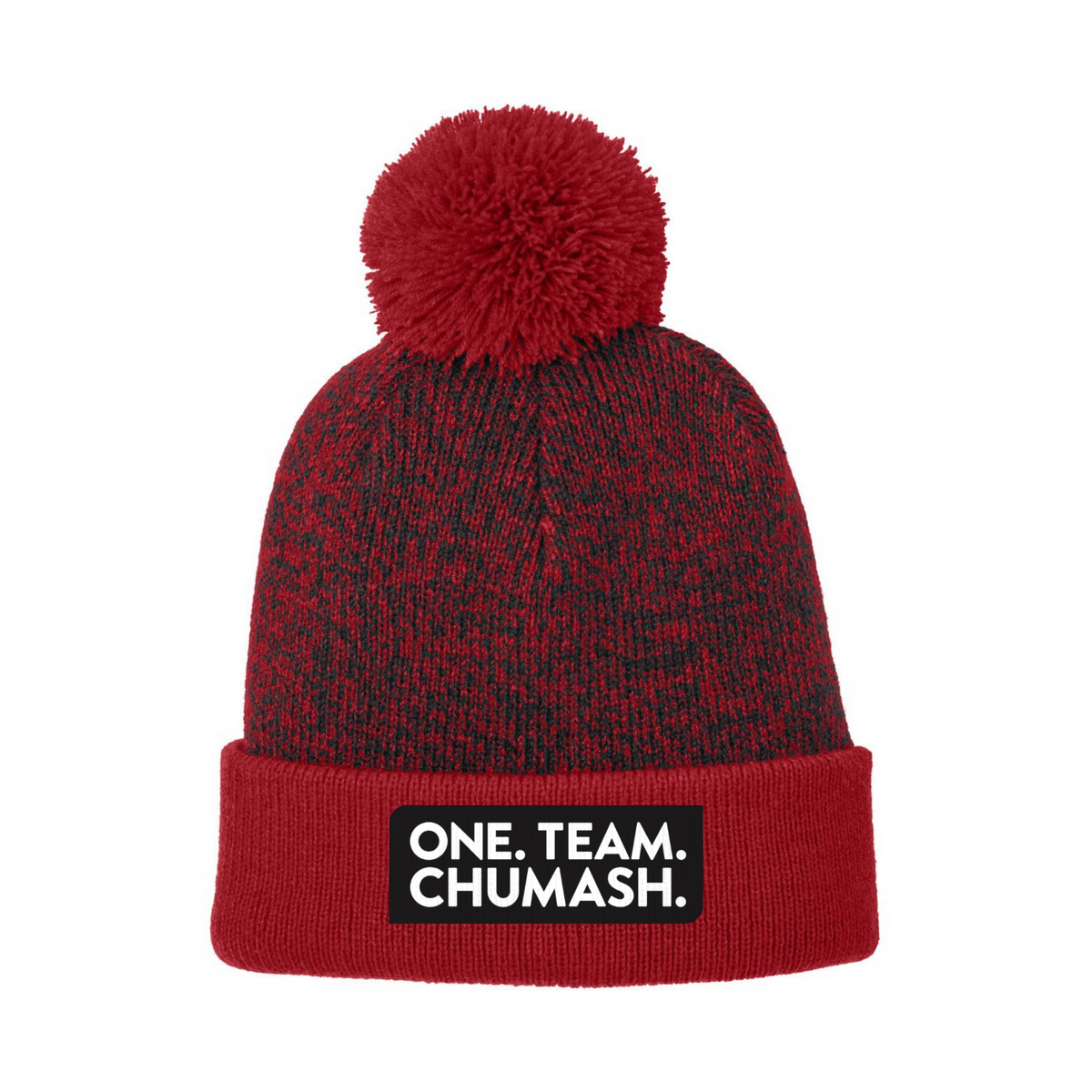 Chumash Christmas Halftime Heather Pom Beanie