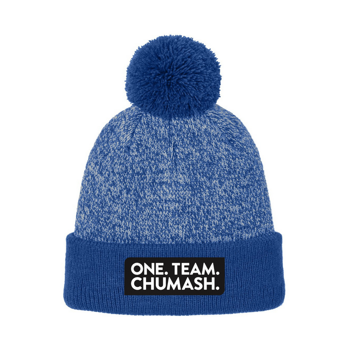 Chumash Christmas Halftime Heather Pom Beanie