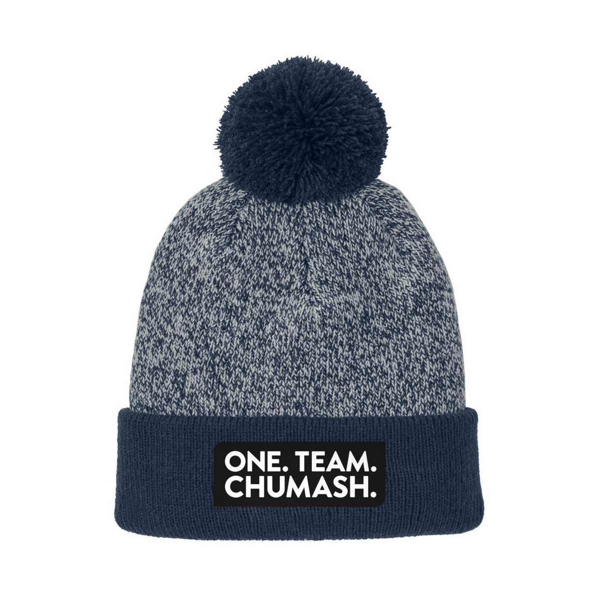 Chumash Christmas Halftime Heather Pom Beanie