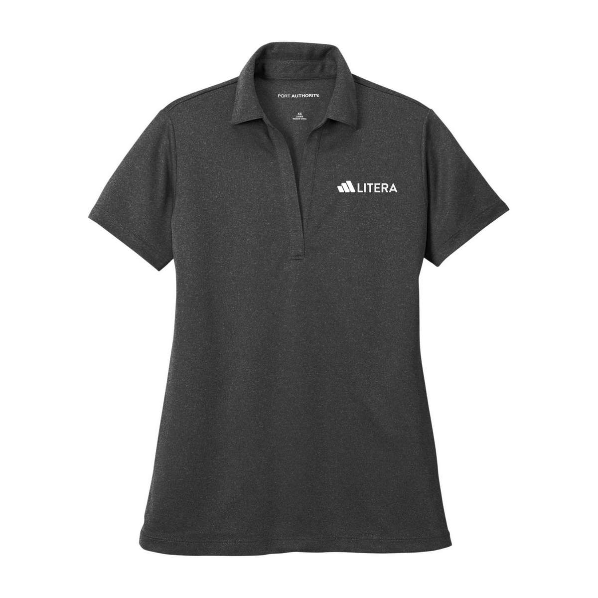 Litera Port Authority Women's Heathered Silk Touch Performance Polo