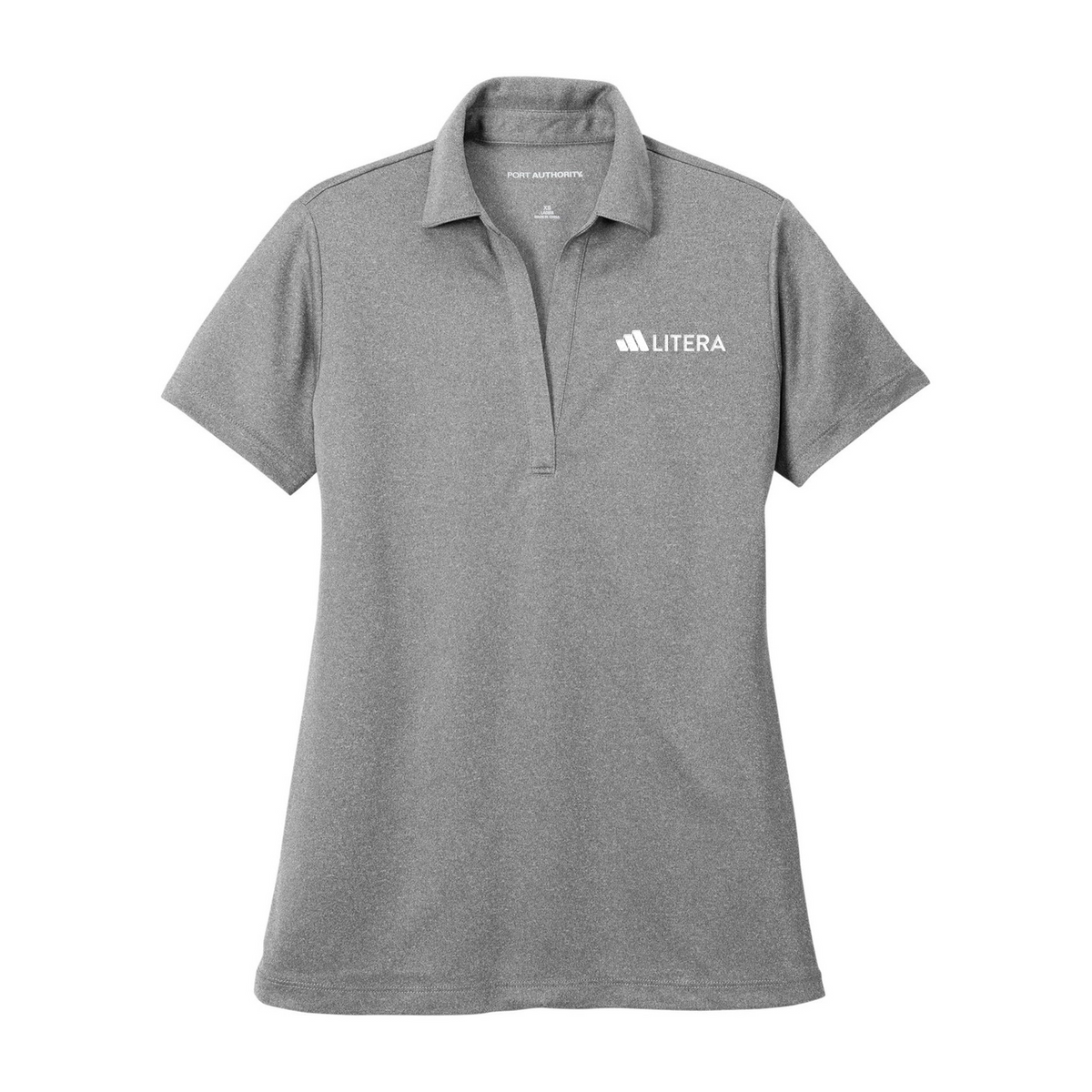 Litera Port Authority Women's Heathered Silk Touch Performance Polo