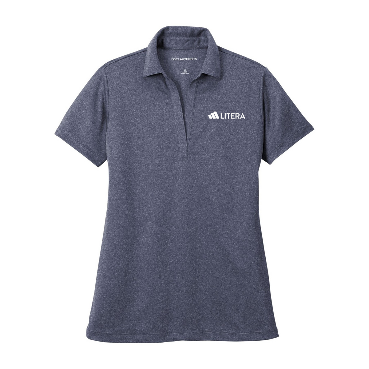 Litera Port Authority Women's Heathered Silk Touch Performance Polo