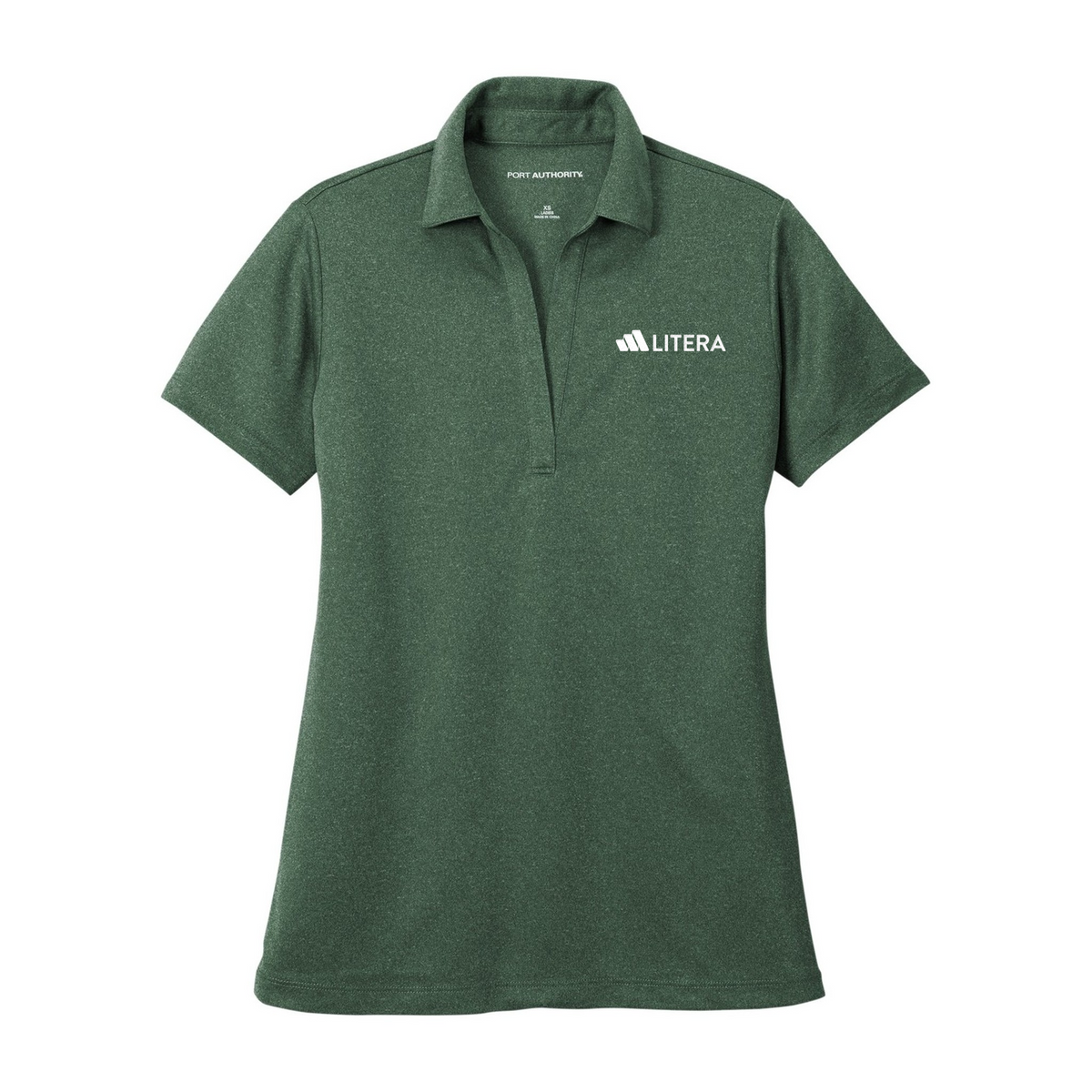 Litera Port Authority Women's Heathered Silk Touch Performance Polo