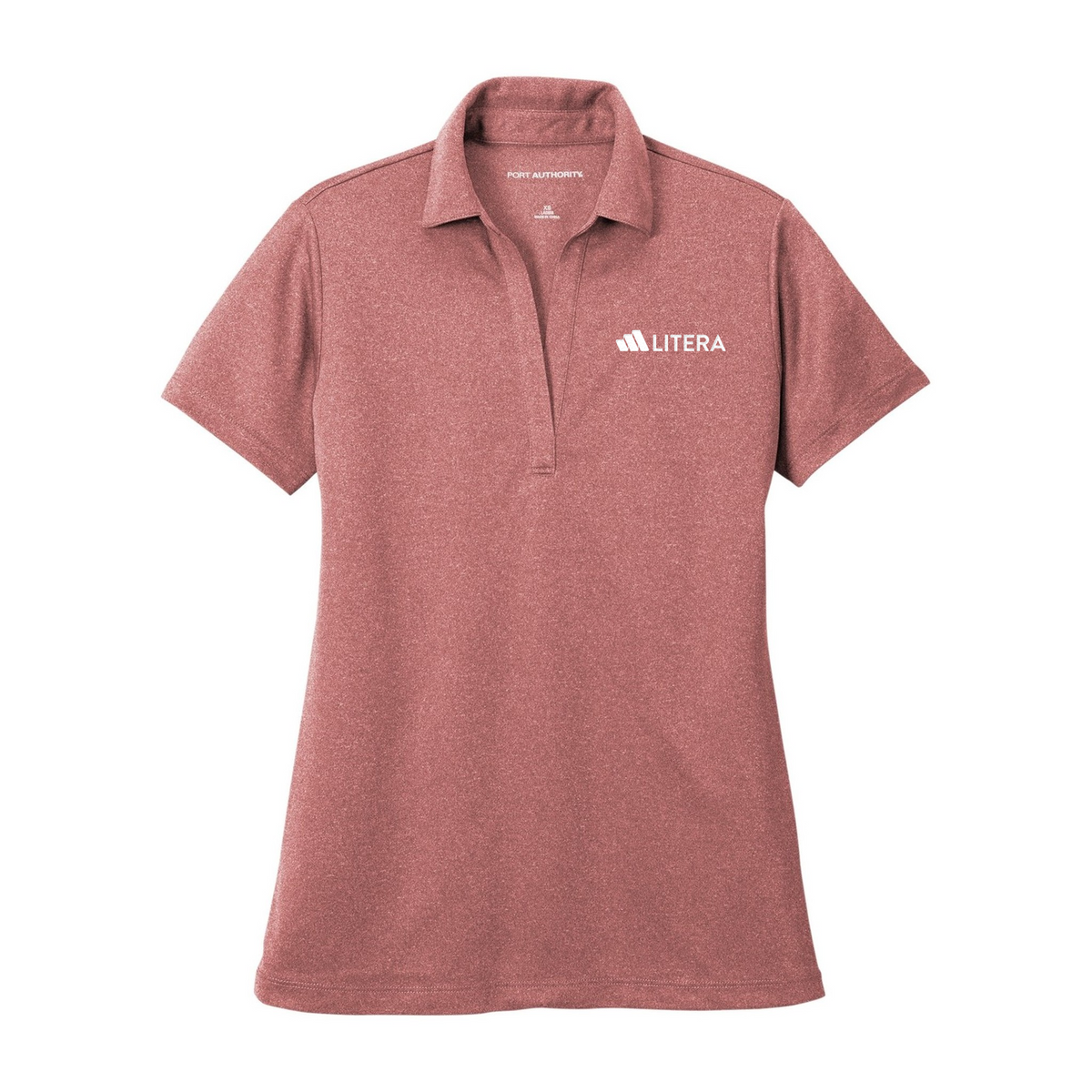 Litera Port Authority Women's Heathered Silk Touch Performance Polo