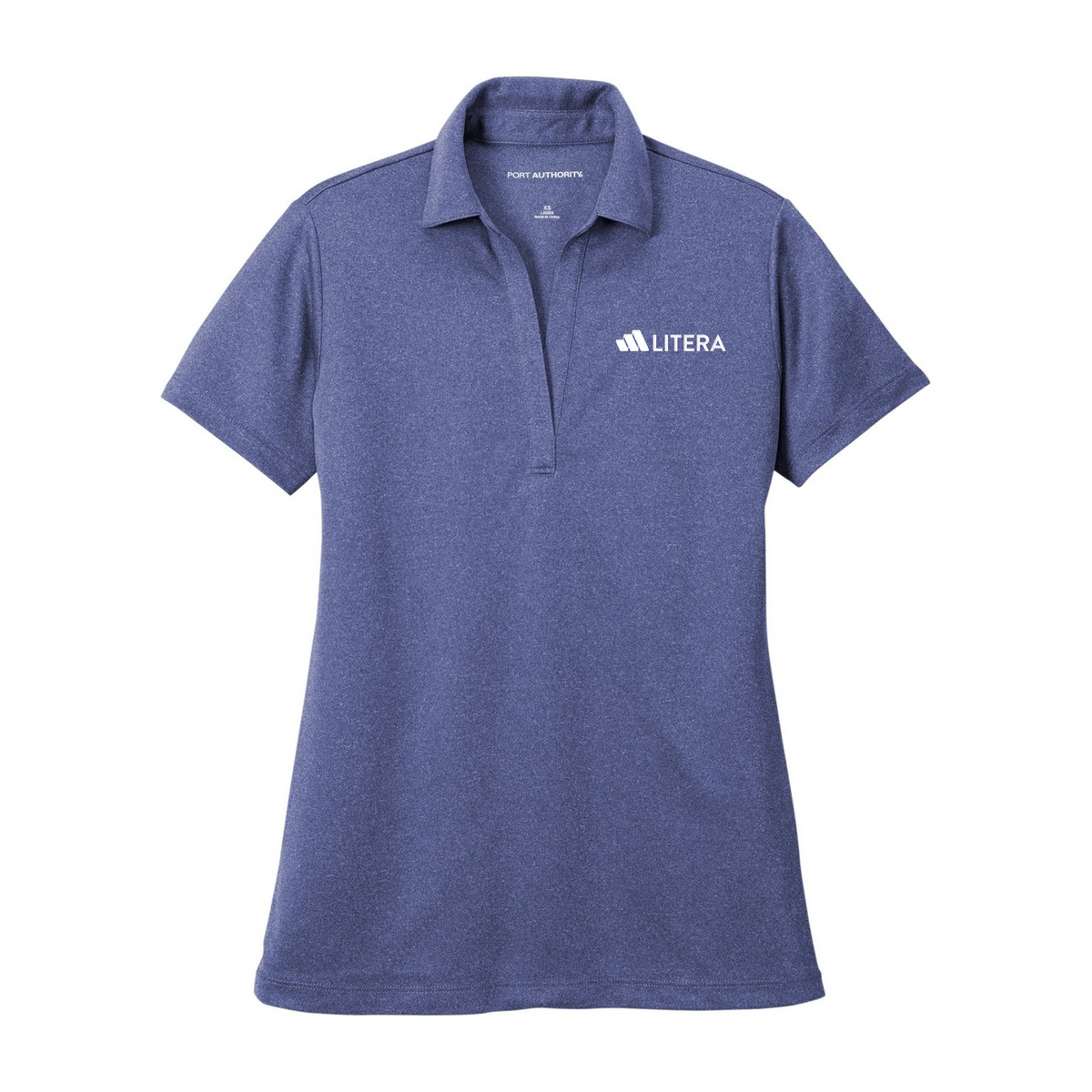Litera Port Authority Women's Heathered Silk Touch Performance Polo