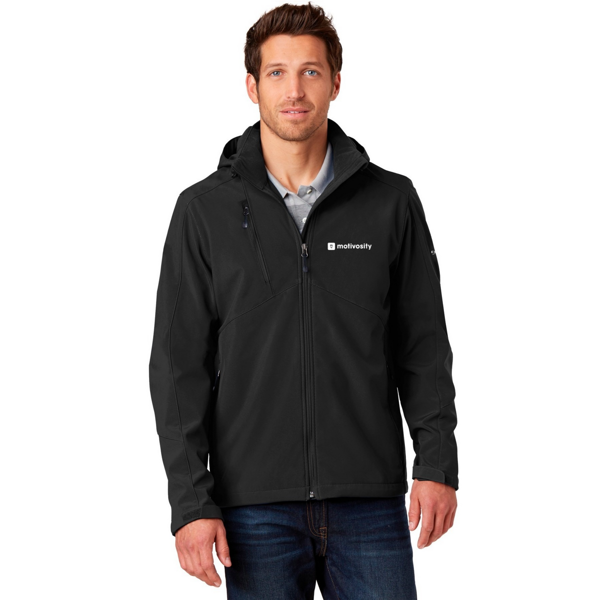 Sample Eddie Bauer Hooded Soft Shell Parka