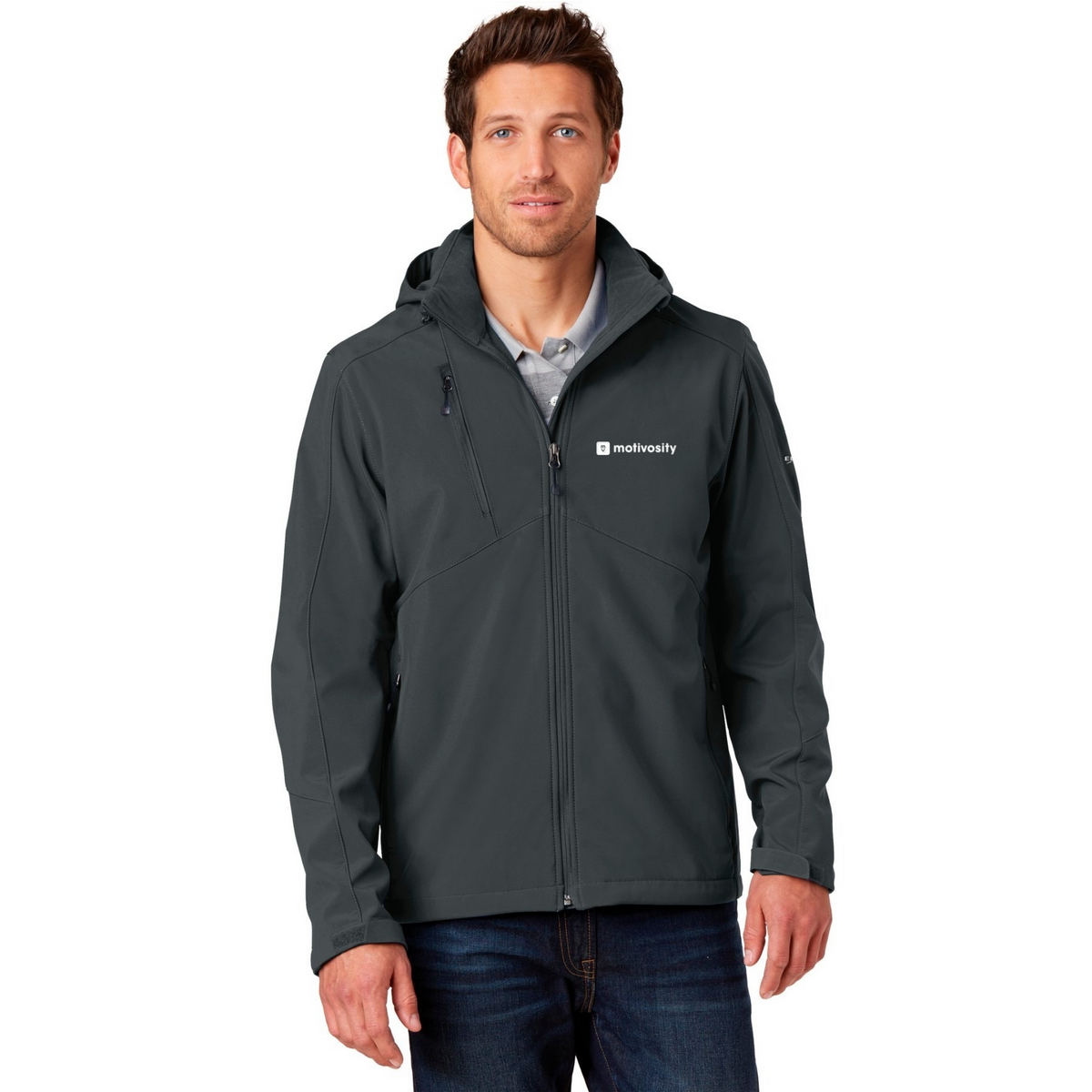 Sample Eddie Bauer Hooded Soft Shell Parka