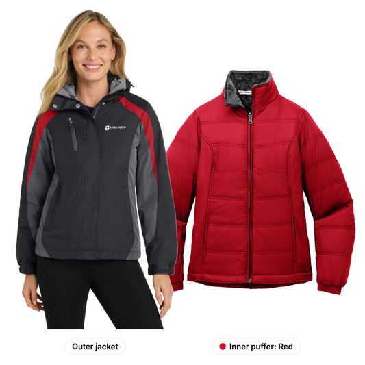 APU Global Port Authority Women's Colorblock 3-in-1 Jacket