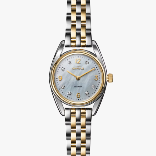 Shinola The Diamond Dial Derby Womens Bracelet Watch, 30mm, Two-Tone Stainless Steel - 20273181.png