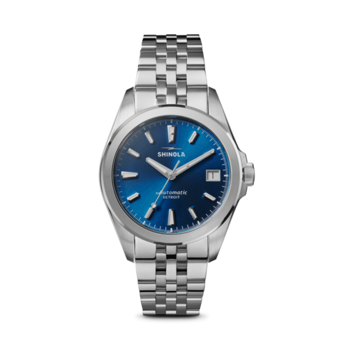 Shinola Circadian Monster Automatic Bracelet Watch, 36mm, Daylight Blue Dial/Stainless Steel Strap - 20315250.png