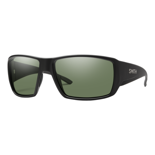 Smith Polarized Guide's Choice Sunglasses, Matte Black/ChromaPop Polarized Gray Green - 20494700362L7.png