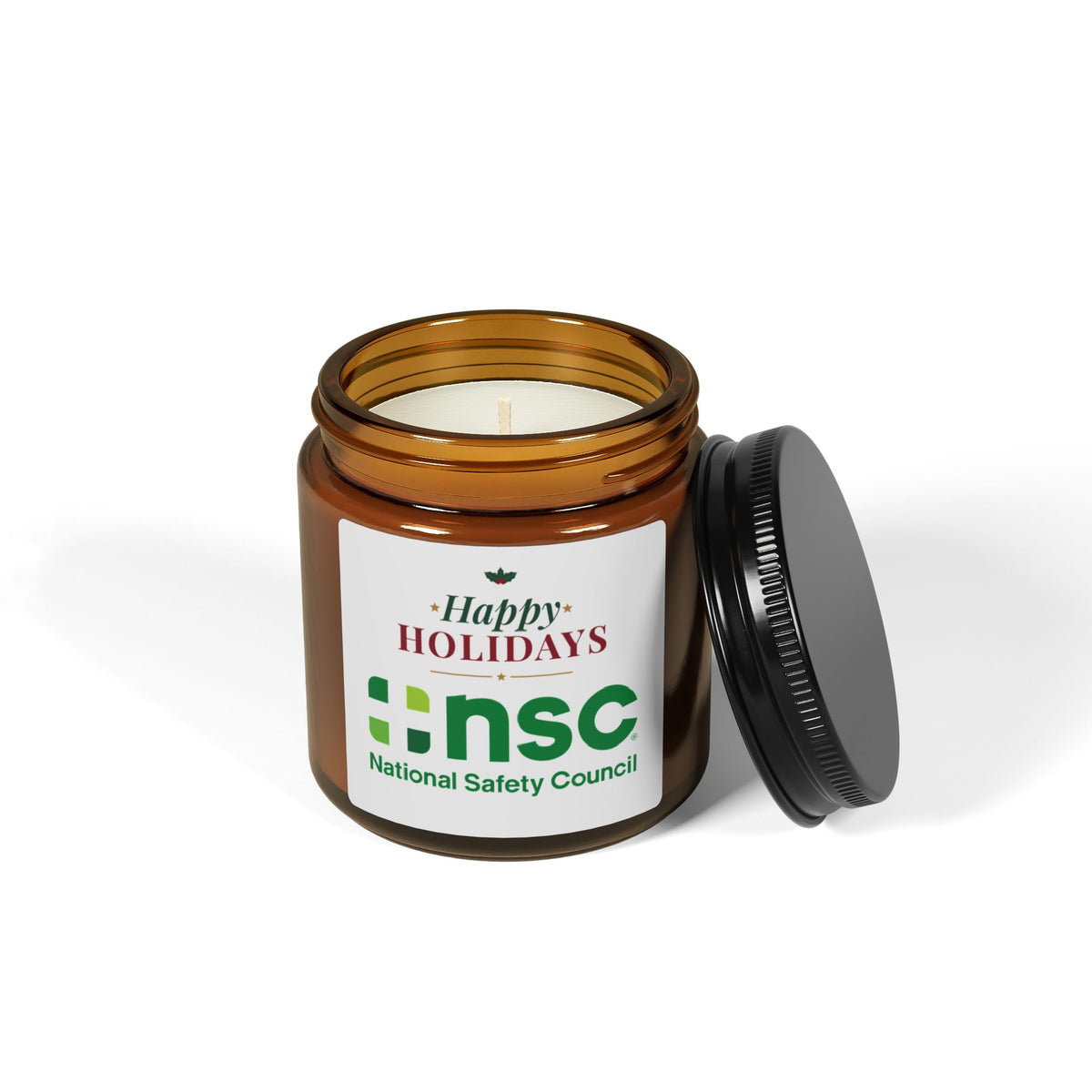National Safety Council Christmas Scented Soy 4oz Candle