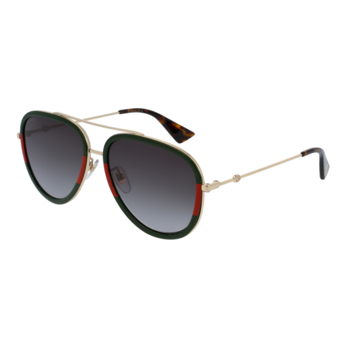 Gucci Womens GG0062S Sunglasses Gold-Green/Green Gradient, Size 57 frame - 30001035003.png
