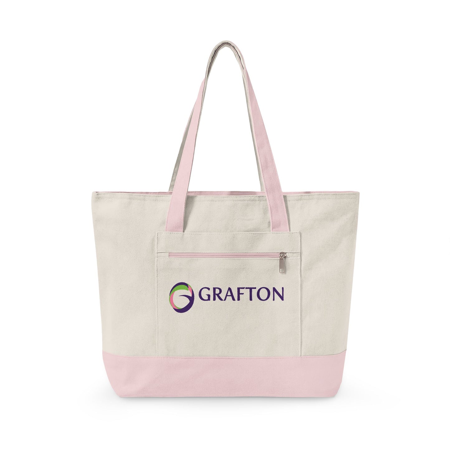 Grafton Zippered Canvas Tote Bag