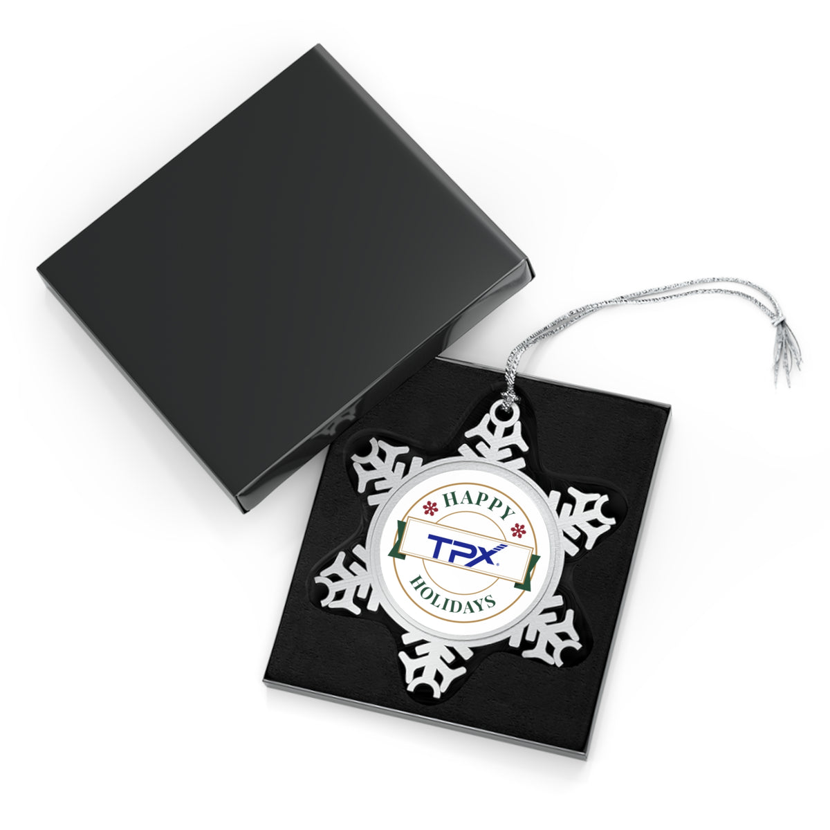 TPx Christmas Pewter Snowflake Ornament