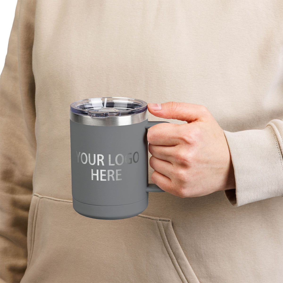 Custom Polar Camel Coffee Mug Tumbler, 15oz