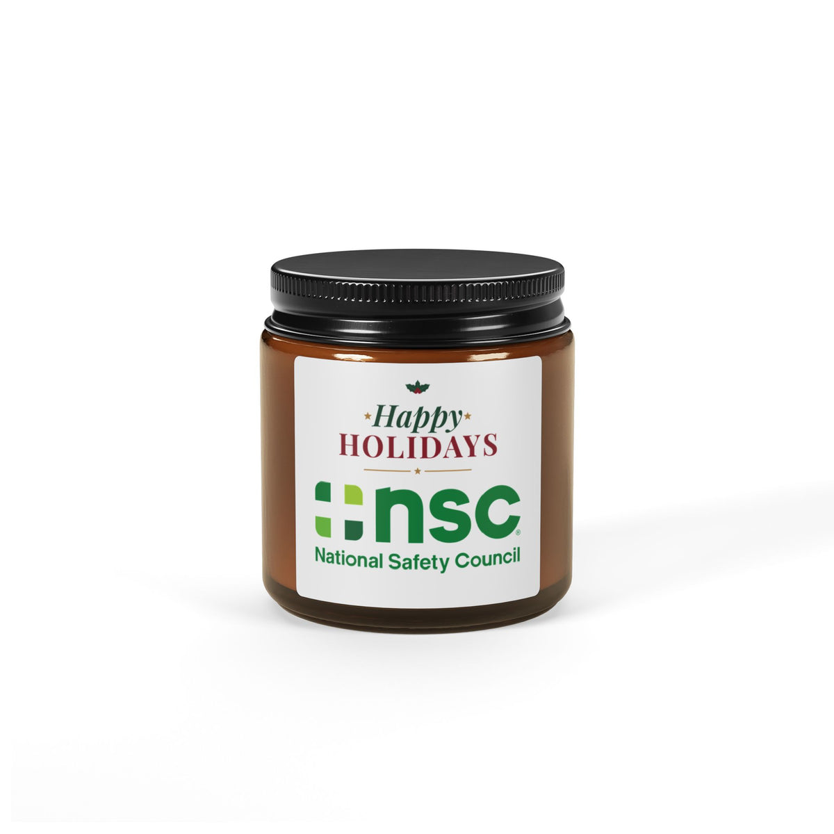 National Safety Council Christmas Scented Soy 4oz Candle