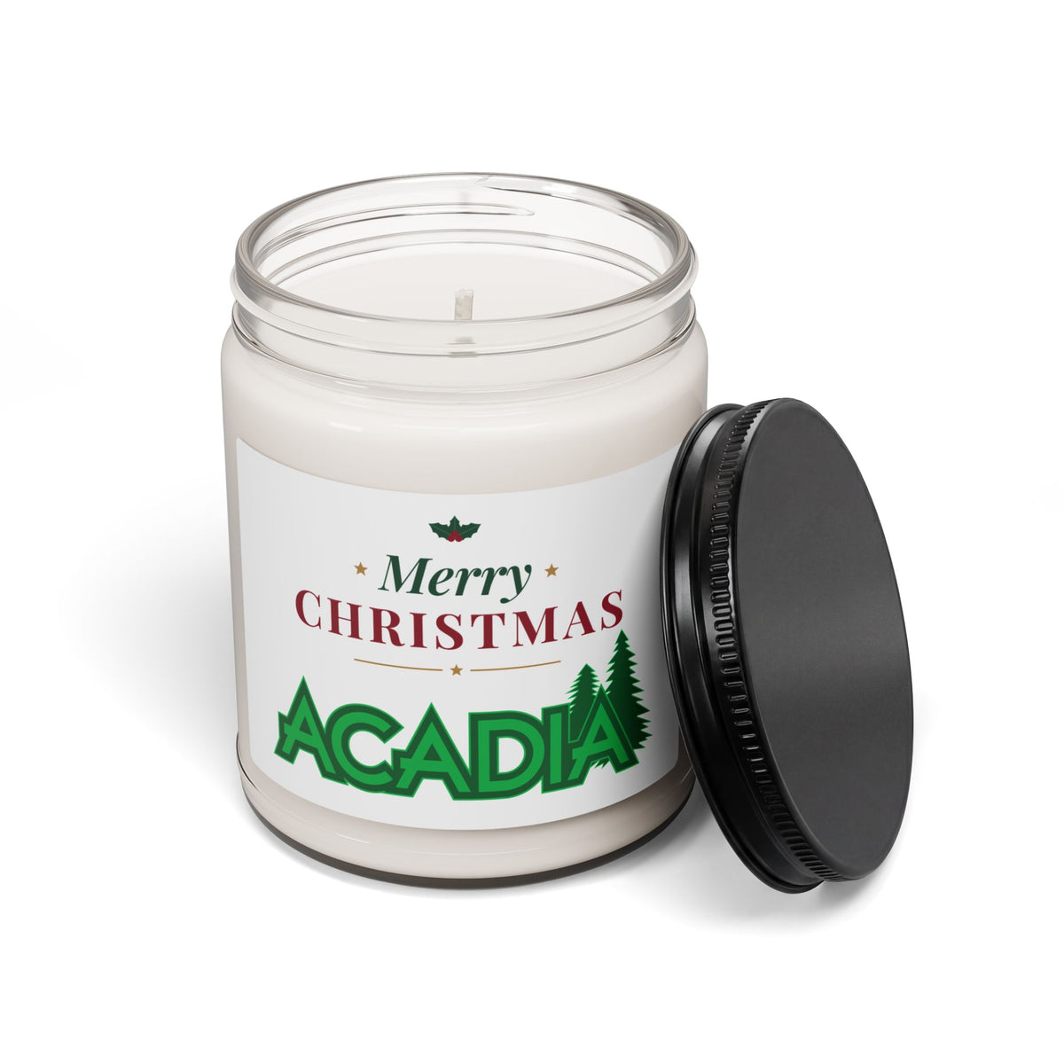 Acadia Christmas Scented Soy Candle, 9oz