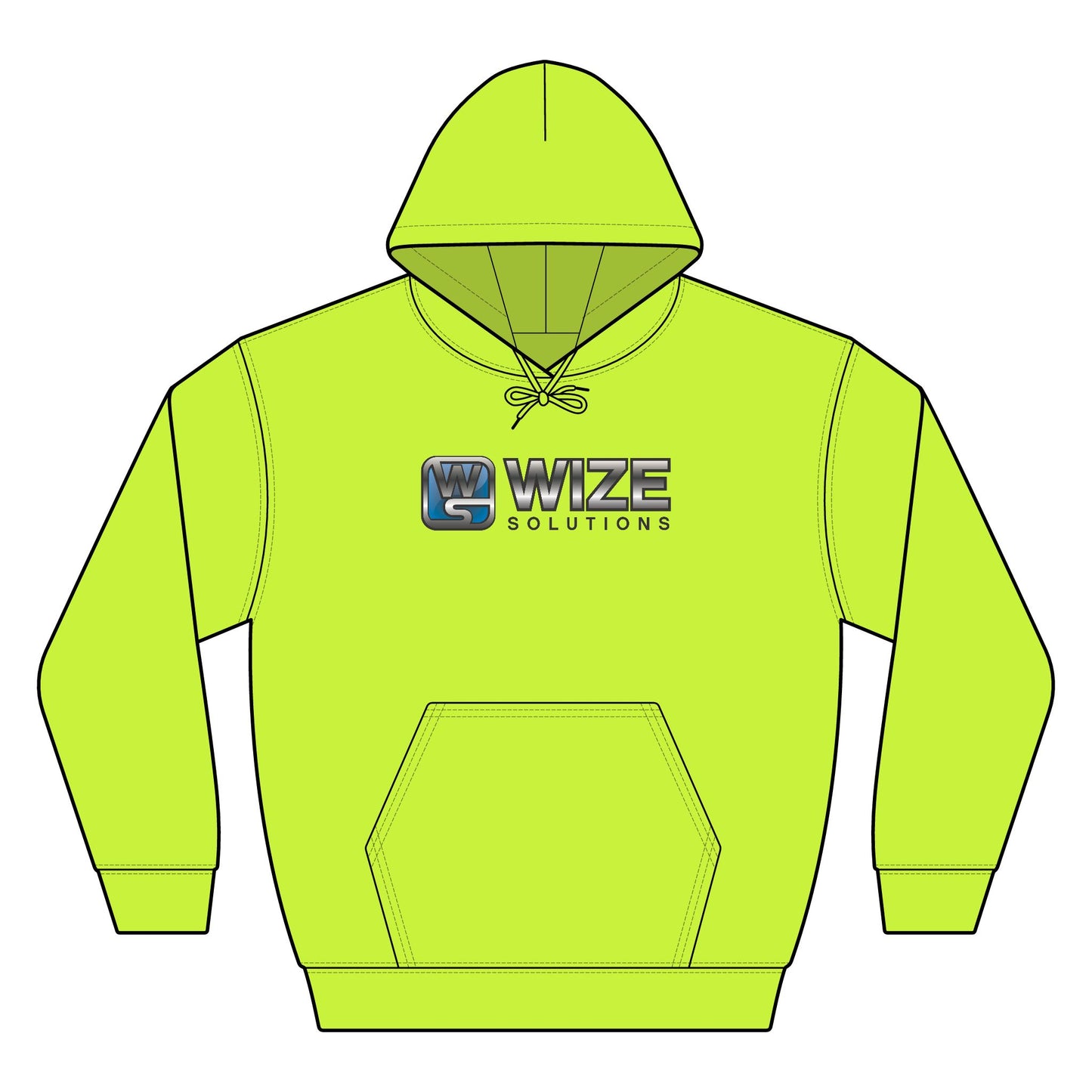Wize Solutions Essential Fleece Pullover Hooded Sweatshirt #2