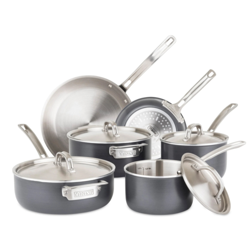 Viking 5-Ply 10-Piece Hard Anodized Stainless Steel Cookware Set with Stainless Lids - 40021-9990.png