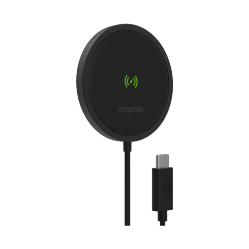 mophie Snap+ Wireless Charger for Smartphones, iPhone, Google Pixel, Samsung Galaxy, Qi-enabled Devices, Black - 401307633.png