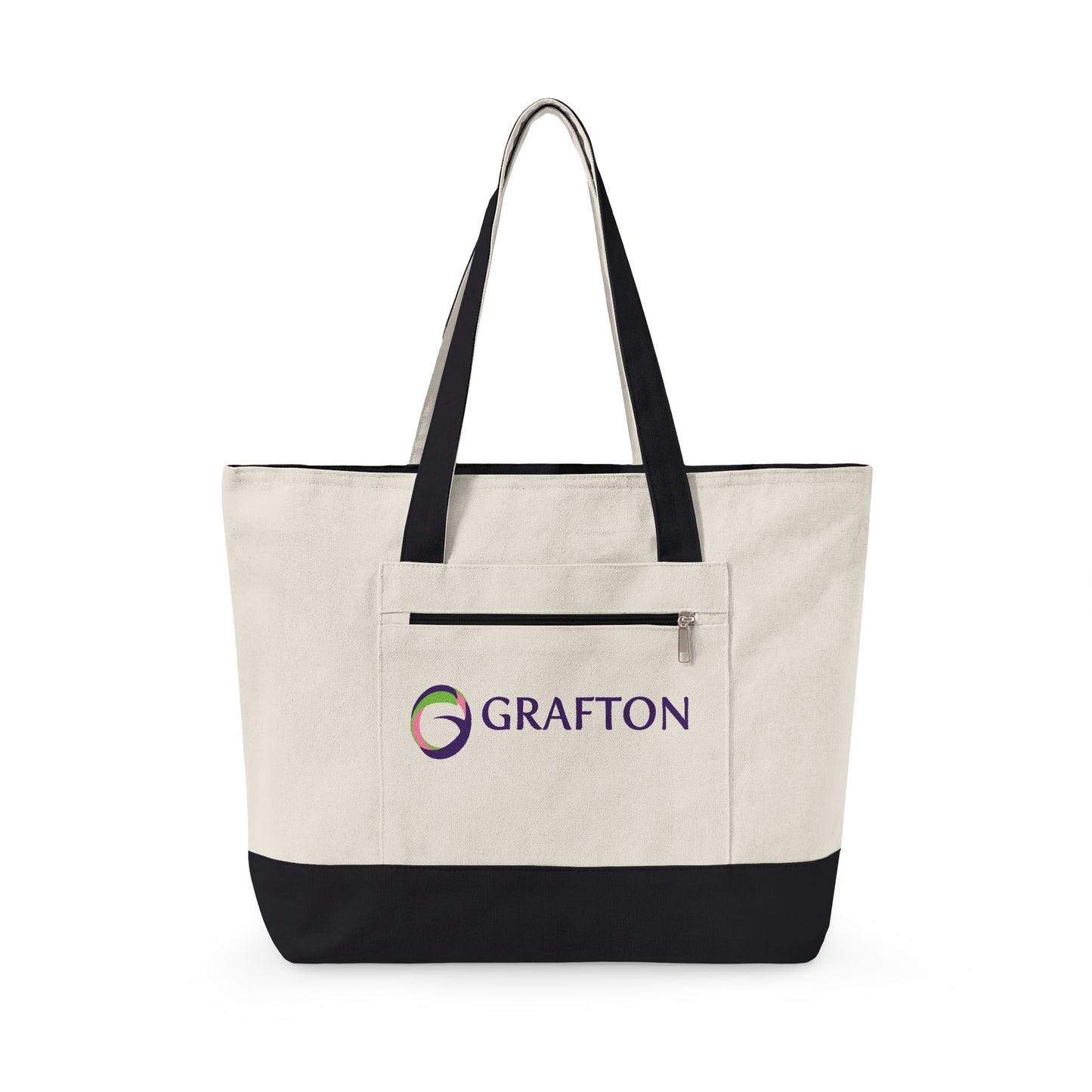 Grafton Zippered Canvas Tote Bag