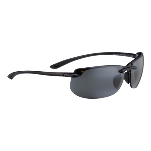 Maui Jim Banyans Sunglasses Gloss Black/Neutral Grey, Size 70 frame - 412-02.png