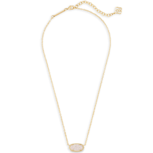 Kendra Scott Elisa Gold Pendant Necklace Iridescent Drusy - 4217709208.png
