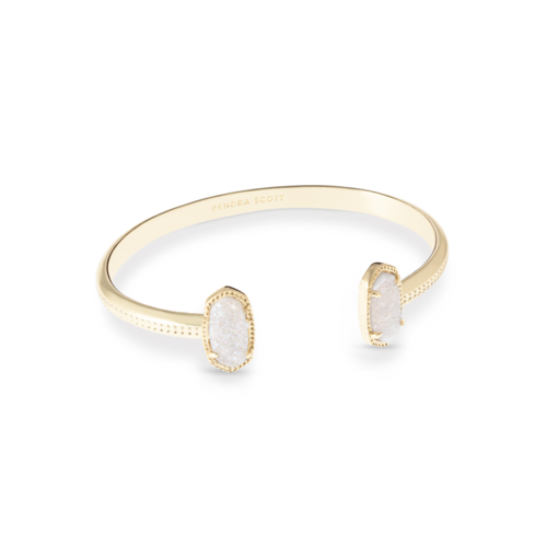 Kendra Scott Elton Gold Cuff Bracelet Iridescent Drusy - 4217712127.png
