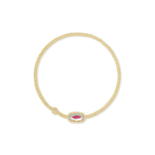 Kendra Scott Grayson Gold Stretch Bracelet, Dichroic Glass - 4217718062.png