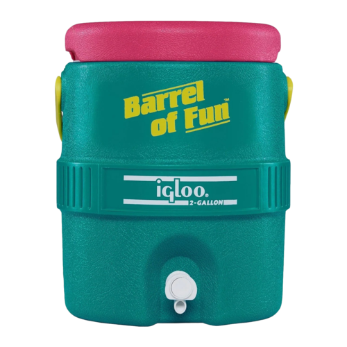 Igloo Retro Barrel of Fun 2-Gallon Jug Jade - 42250.png